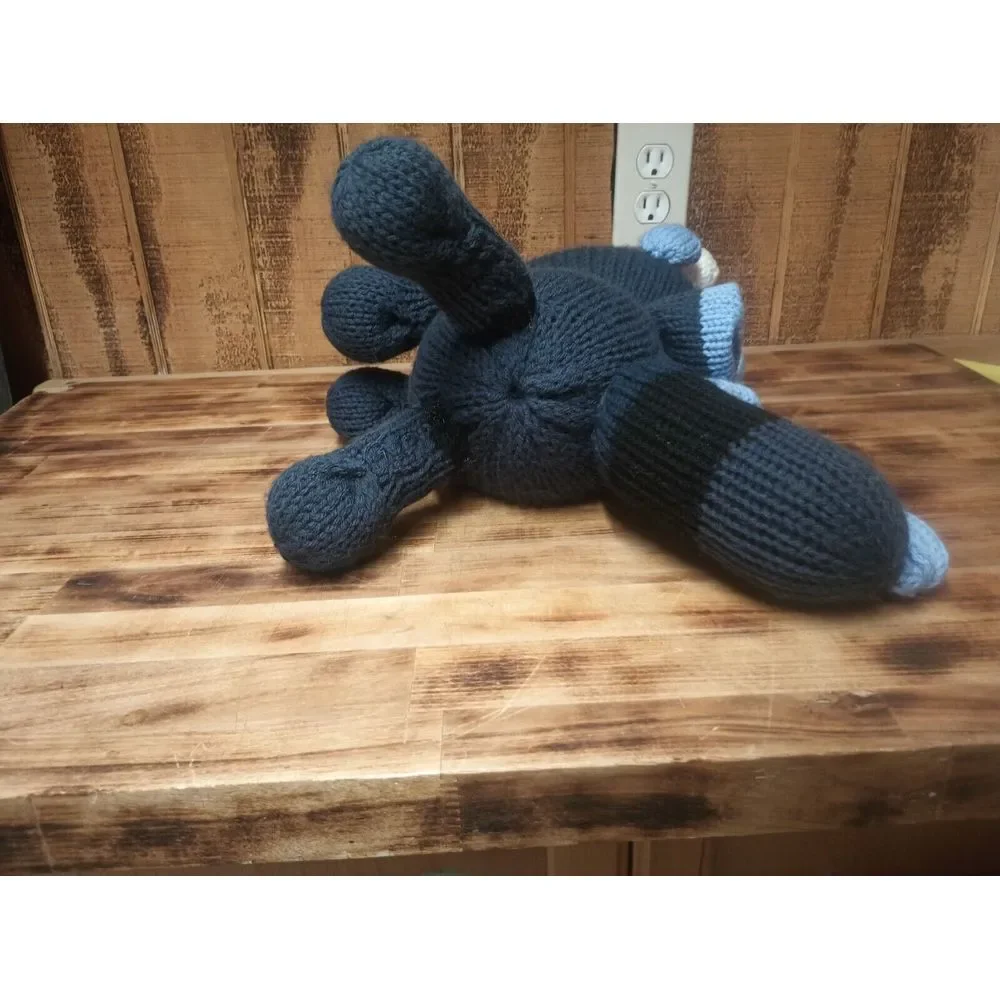 Hand Crochet Blue Dragon Stuffed Animal Plush Toy Amigurumi Homemade‎ 12